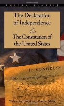 Cover art for The Declaration of Independence and The Constitution of the United States (Bantam Classic)