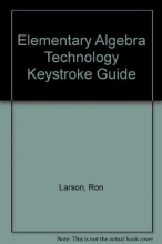 Cover art for Elementary Algebra Technology Keystroke Guide