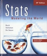 Cover art for Stats: Modeling the World, AP Edition
