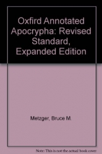 Cover art for Oxfird Annotated Apocrypha: Revised Standard, Expanded Edition