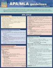 Cover art for Apa/Mla Guidelines (Quick Study: Academic)