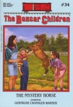 Cover art for The Mystery Horse (The Boxcar Children Mysteries #34)