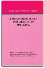 Cover art for A Measuring Scale for Ability in Spelling