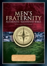 Cover art for HCSB Men's Fraternity Authentic Manhood Bible, British Tan Imitation Leather