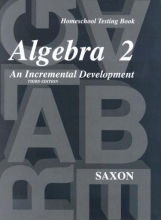 Cover art for Saxon Algebra 2: Homeschool Testing Book