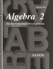 Cover art for Answer Key for Saxon Algebra 2
