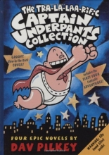 Cover art for The Tra-la-laaa-rific Captain Underpants Collection (Books 1-4)