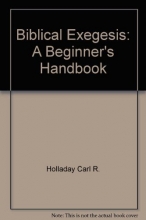Cover art for Biblical Exegesis: A Beginner's Handbook