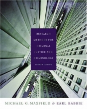 Cover art for Research Methods for Criminal Justice and Criminology (with CD-ROM and InfoTrac )
