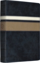 Cover art for ESV Personal Size Reference Bible (TruTone, Navy/Khaki/Pearl, Horizon Design)