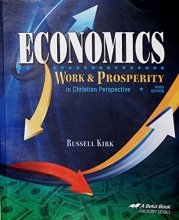 Cover art for Economics: Work & Prosperity in Christian Perspective Third Edition