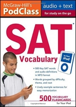 Cover art for McGraw-Hill's PodClass SAT Vocabulary (MP3 Disk): Master 500 Key Words for Test Success on your iPod