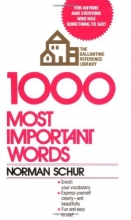 Cover art for 1000 Most Important Words (Ballantine Reference Library)