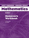 Cover art for Scott Foresman-Addison Wesley Mathematics, Grade 3: Homework Workbook