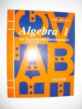 Cover art for Algebra 1: An Incremental Development - Solutions Manual