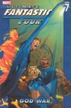 Cover art for Ultimate Fantastic Four, Vol. 7: God War