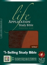 Cover art for Life Application Study Bible NLT, Personal Size TuTone