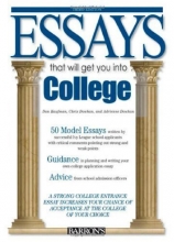 Cover art for Essays That Will Get You into College (Barron's Essays That Will Get You Into College)