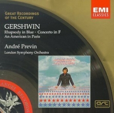 Cover art for Gershwin: Rhapsody in Blue; Concerto in F; American in Paris
