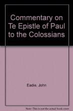 Cover art for Commentary on the Epistle of Paul to the Colossians