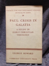 Cover art for Paul: Crisis in Galatia: A Study in Early Christian Theology (Society for New Testament Studies Monograph Series)