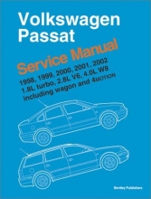 Cover art for Volkswagen Passat, 1998, 1999, 2000, 2001, 2002: Service Manual, 1.8L Turbo, 2.8L V6, 4.0L W8; including Wagon and 4-Motion