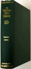 Cover art for Genesis (International Critical Commentary)