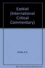 Cover art for Ezekiel (International Critical Commentary)