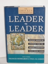 Cover art for Leader to Leader: Enduring Insights on Leadership from the Drucker Foundation's Award-Winning Journal