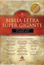 Cover art for RVR 1960 Biblia Letra Sper Gigante con Referencias, negro piel fabricada con ndice (Spanish Edition)