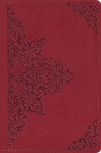 Cover art for ESV Compact Bible (TruTone, Cranberry, Filigree Design)
