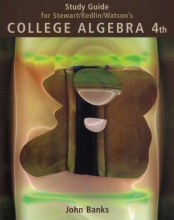 Cover art for Study Guide for Stewart, Redlin, and Watson's College Algebra  4th Edition