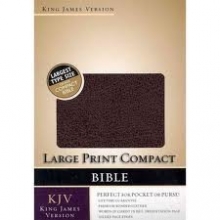 Cover art for The Holy Bible: King James Version Large Print Compact Black Bonded Leather
