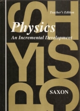 Cover art for Physics an Incremental Development: Teacher's Edition
