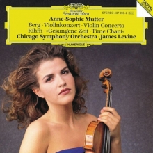 Cover art for Berg: Violin Concerto / Rihm: Time Chant