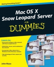 Cover art for Mac OS X Snow Leopard Server For Dummies