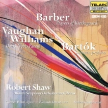 Cover art for Barber: Prayers of Kierkegaard / V. Williams: Dona Nobis Pacem / Bartok: Cantata Profana