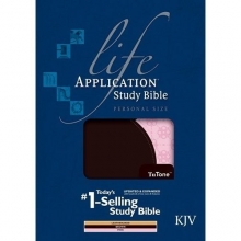 Cover art for Life Application Study Bible KJV, Personal Size TuTone