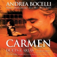 Cover art for Carmen: Duets and Arias by Andrea Bocelli (2010) Audio CD