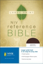 Cover art for NIV Reference Bible, Personal Size (Burgundy Bonded Leather)