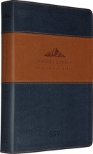 Cover art for ESV Oswald Chambers Devotional Bible (TruTone, Navy/Tan)