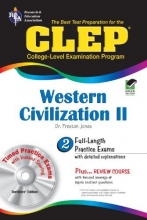 Cover art for CLEP Western Civilization II w/CD (CLEP Test Preparation)