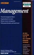 Cover art for Management (Barron's Business Review Series)