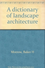 Cover art for A Dictionary of Landscape Architecture