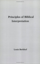 Cover art for Principles of Biblical Interpretation
