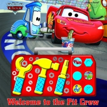 Cover art for Play-a-Sound: The World of Cars, Welcome to the Pit Crew (Toolbox Sound Book) (Disney/Pixar: The World of Cars)