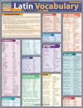 Cover art for Latin Vocabulary (Quickstudy: Academic)