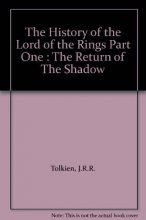 Cover art for The Return of the Shadow (The History of the Lord of the Rings Part One)