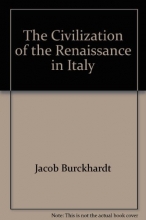 Cover art for The Civilization of the Renaissance in Italy
