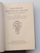 Cover art for THE AUTO-BIOGRAPHY OF BEN-VENUTO CELLINI (FROM THE EDITION PRINTED AT THE OFFICINA BODONI IN VERONA FOR MEMBERS OF THE LIMITED EDITIONS CLUB)